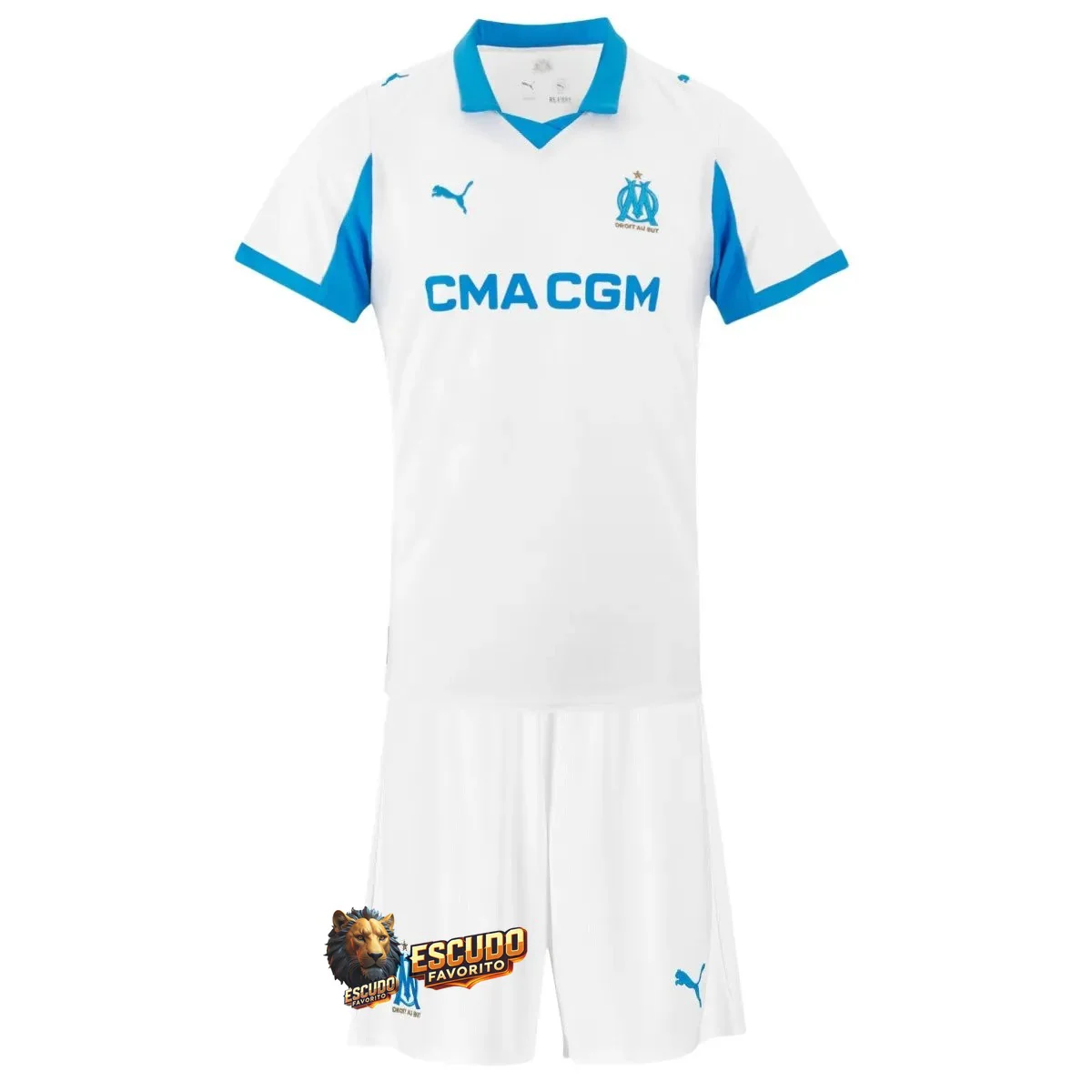 CAMISETA OLYMPIQUE DE MARSEILLE I 25/26 EQUIPACIÓN PARA NIÑOS