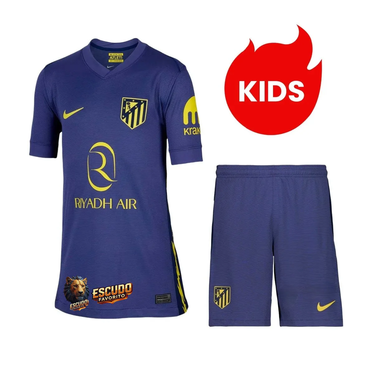 ATLÉTICO DE MADRID II 25/26 EQUIPACIÓN PARA NIÑOS
