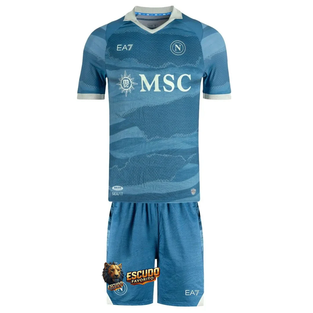 NAPOLI EDICIÓN ESPECIAL 25/26 EQUIPACIÓN PARA NIÑOS