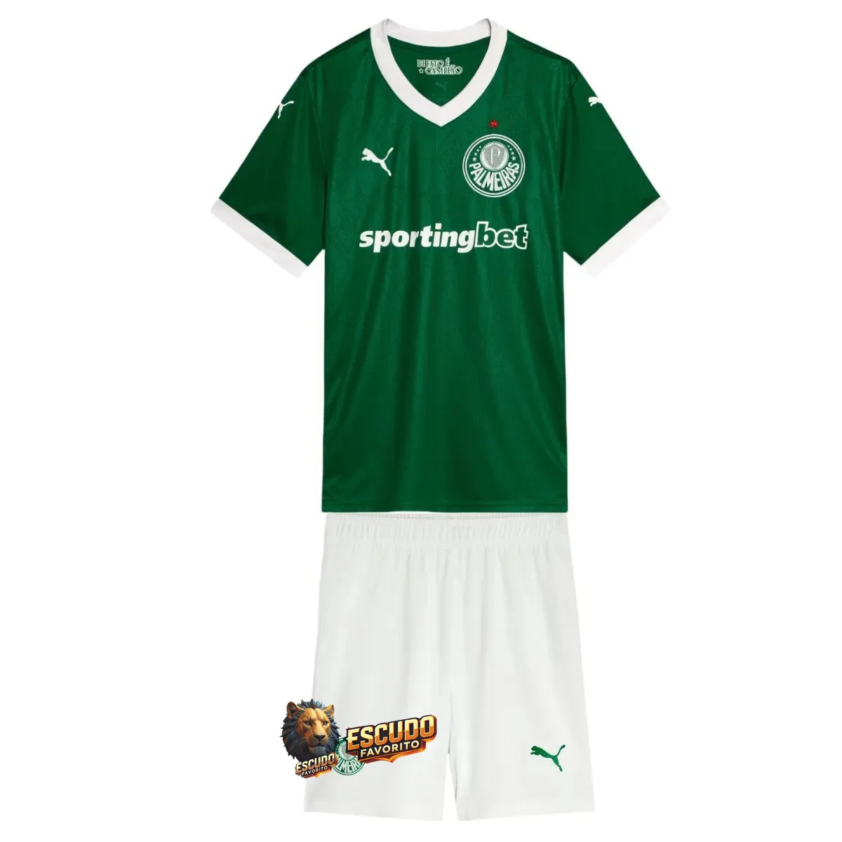 CAMISETA PALMEIRAS I 25/26 EQUIPACIÓN PARA NIÑOS