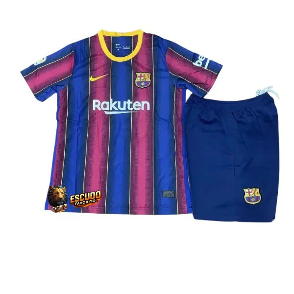 CAMISETA BARCELONA I 20/21 EQUIPACIÓN PARA NIÑOS (RETRO)