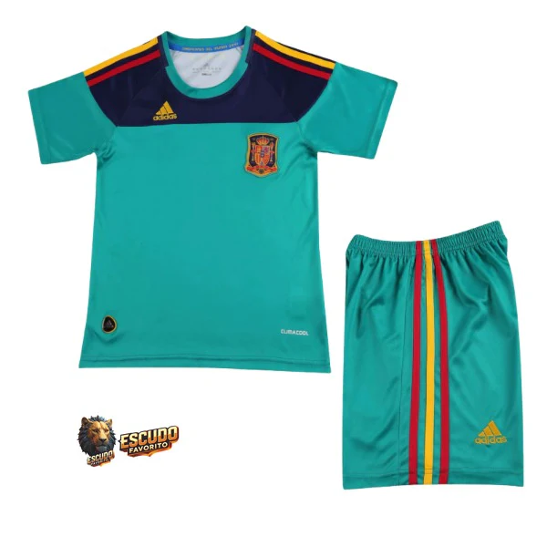 CAMISETA ESPAÑA I 2010 PORTERO RETRO EQUIPACIÓN PARA NIÑOS