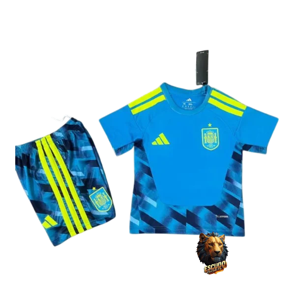 CAMISETA ESPAÑA I PORTERO 2026 MUNDIAL EQUIPACIÓN PARA NIÑOS