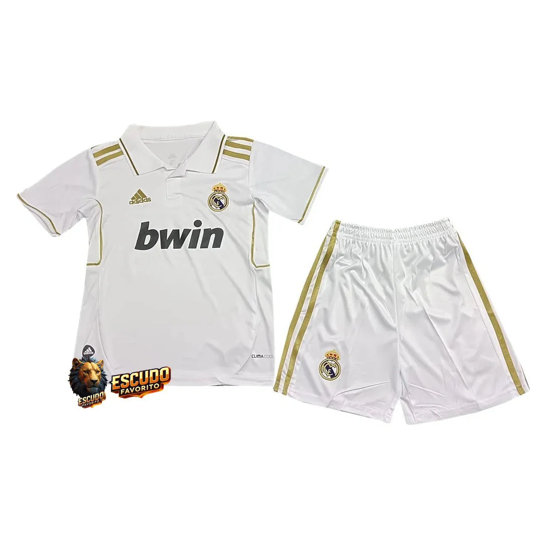 CAMISETA REAL MADRID I 11/12 EQUIPACIÓN PARA NIÑOS (RETRO)