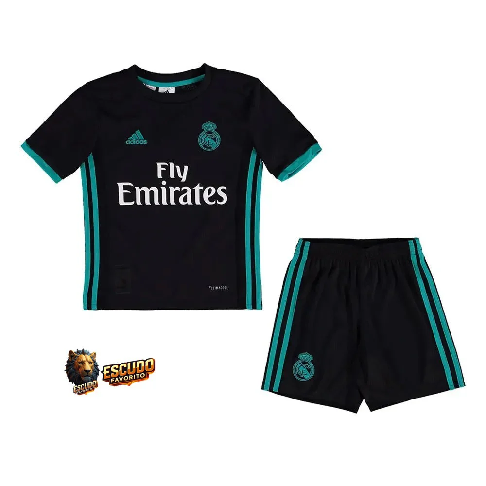 CAMISETA REAL MADRID II 17/18 EQUIPACIÓN PARA NIÑOS (RETRO)