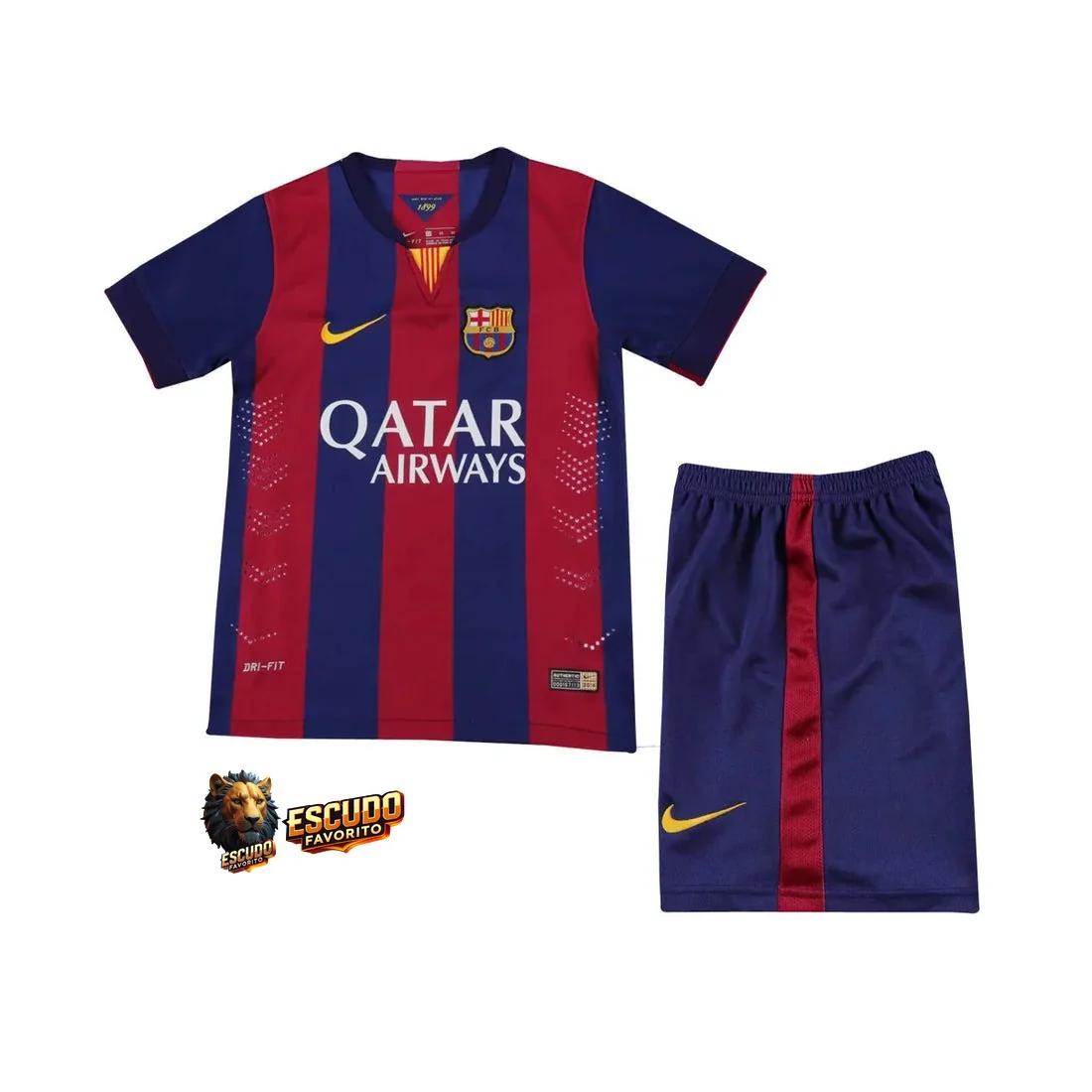 CAMISETA BARCELONA I 14/15 EQUIPACIÓN PARA NIÑOS (RETRO)