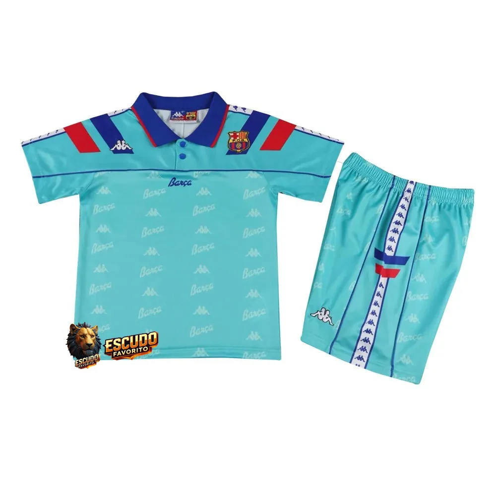 CAMISETA BARCELONA II 92/95 EQUIPACIÓN PARA NIÑOS (RETRO)