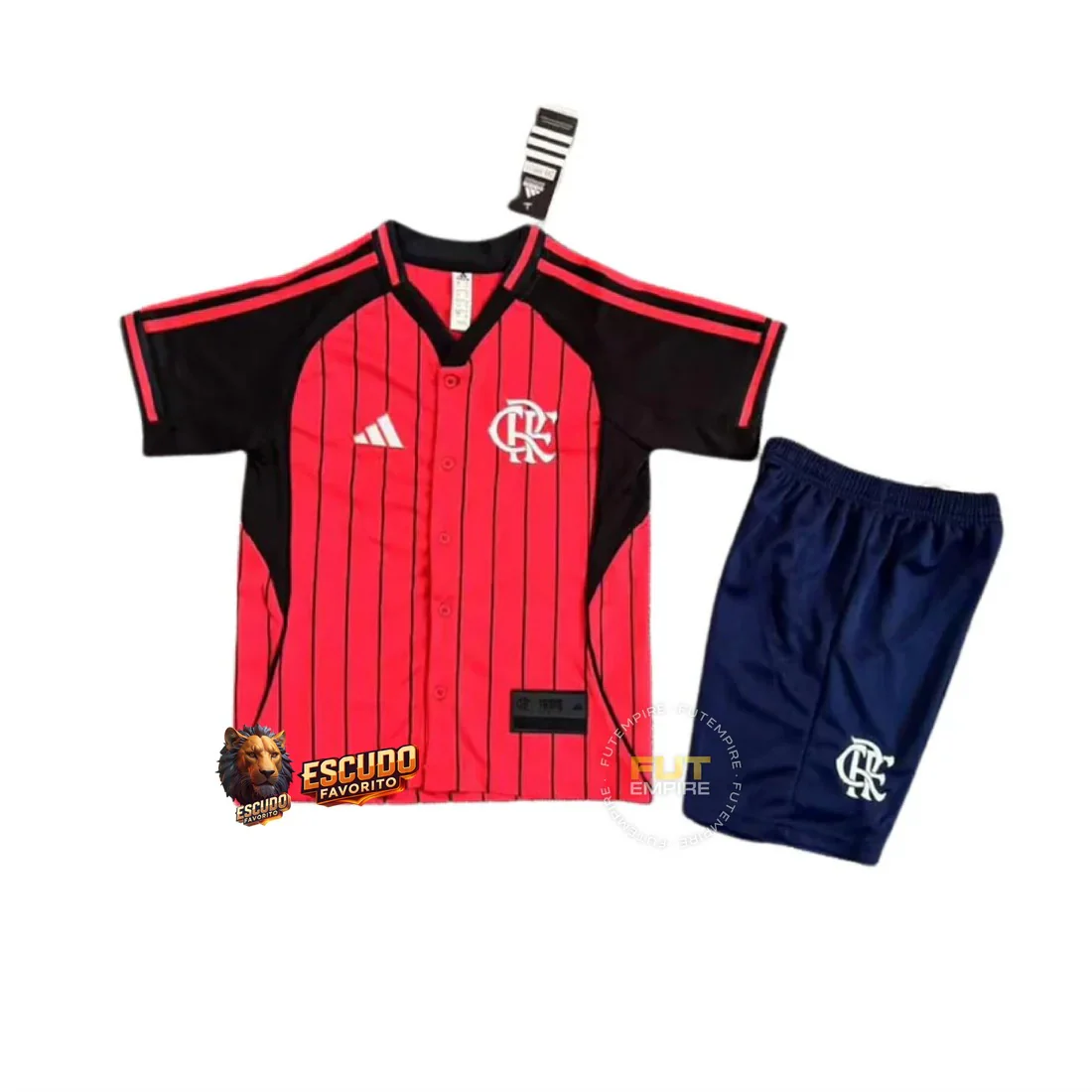 CAMISETA FLAMENGO PACK US 25/26 EQUIPACIÓN PARA NIÑOS