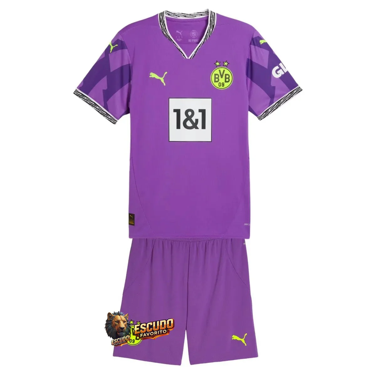 BORUSSIA DORTMUND PORTERO 25/26 EQUIPACIÓN PARA NIÑOS