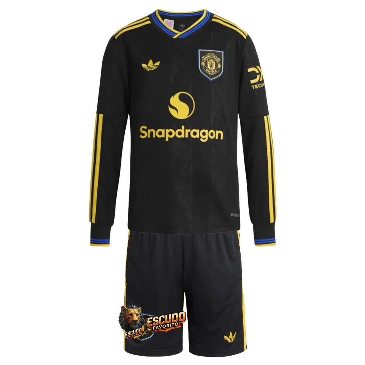 CAMISETA MANCHESTER UNITED MANGA LARGA III 25/26 EQUIPACIÓN PARA NIÑOS