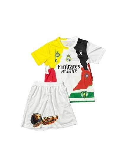 REAL MADRID EDICIÓN ESPECIAL CR7 25/26 EQUIPACIÓN PARA NIÑOS