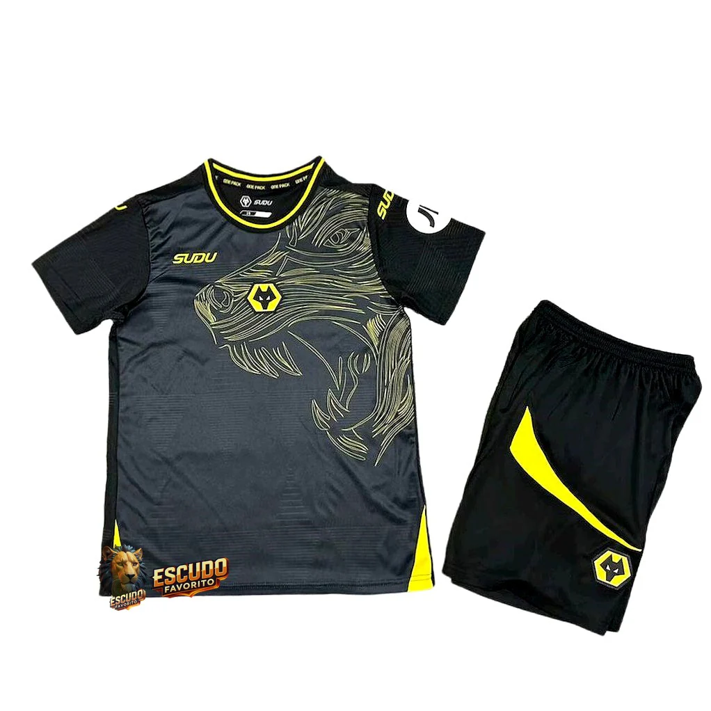 CAMISETA WOLVERHAMPTON III 24/25 EQUIPACIÓN PARA NIÑOS