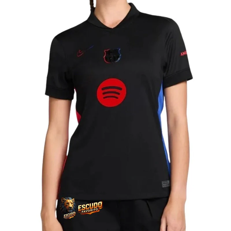 CAMISETA BARCELONA II NEGRA 24/25 MUJER