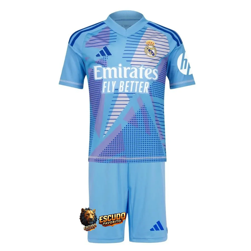 REAL MADRID PORTERO 24/25 EQUIPACIÓN PARA NIÑOS