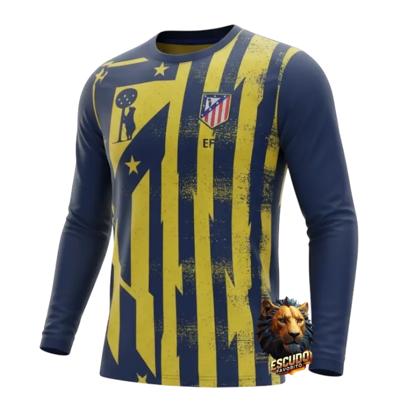 ATLÉTICO DE MADRID PREPARTIDO 25-26 MANGA LARGA HOMBRE