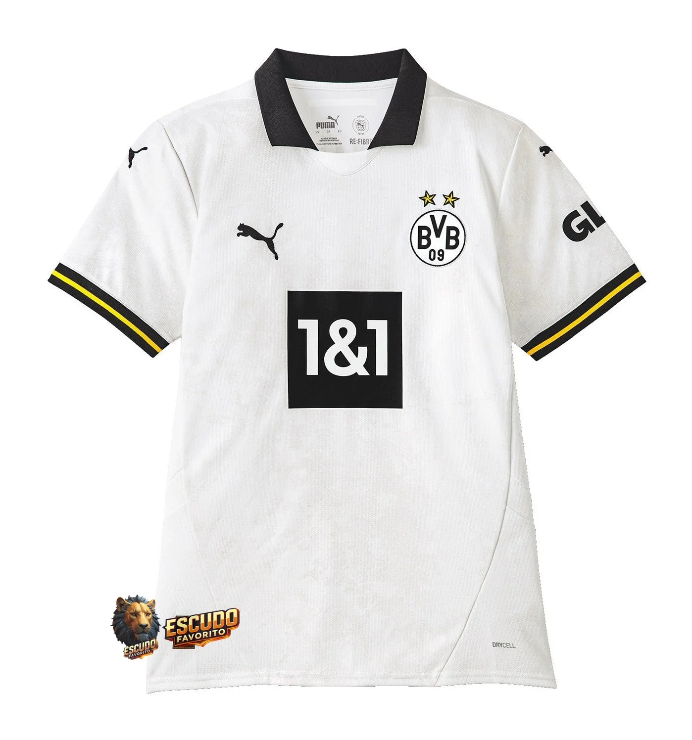 CAMISETA BORUSSIA DORTMUND III 24/25 BLANCA HOMBRE
