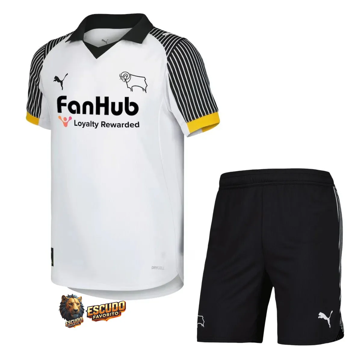 CAMISETA DERBY COUNTY I 25/26 EQUIPACIÓN PARA NIÑOS