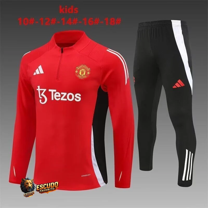 CHÁNDAL + PANTALONES PARA NIÑOS MANCHESTER UNITED ENTRENAMIENTO VI 24/25 HOMBRE