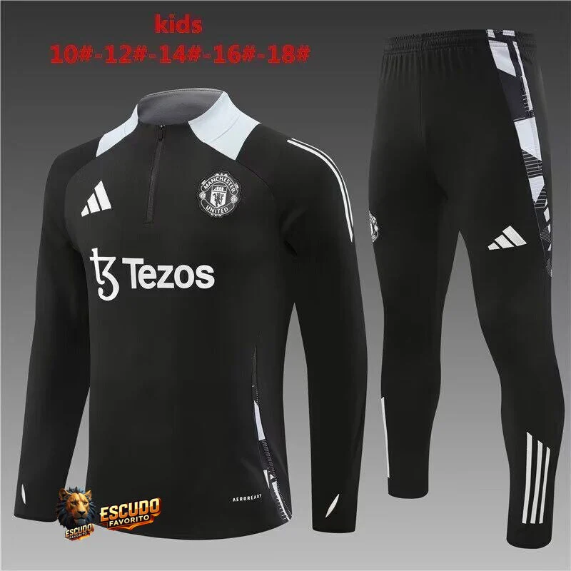 CHÁNDAL + PANTALONES PARA NIÑOS MANCHESTER UNITED ENTRENAMIENTO II 24/25 HOMBRE