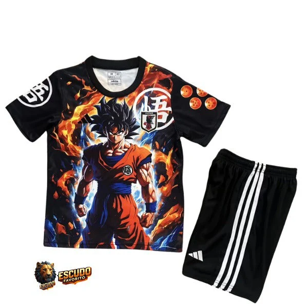 CAMISETA JAPÓN ANIME DBZ XX 25/26 EQUIPACIÓN PARA NIÑOS