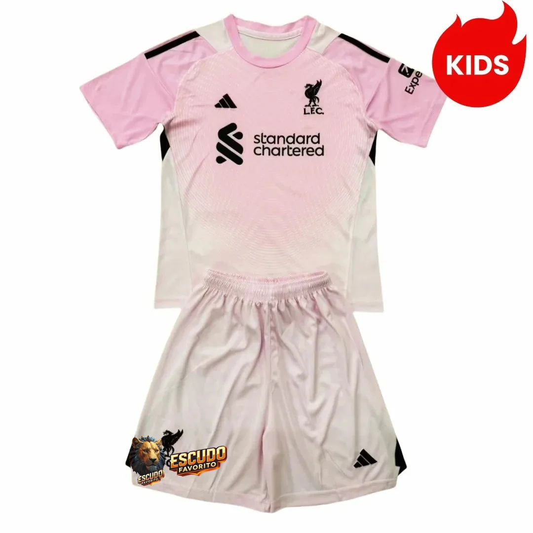 CAMISETA LIVERPOOL II 25/26 PORTERO EQUIPACIÓN PARA NIÑOS