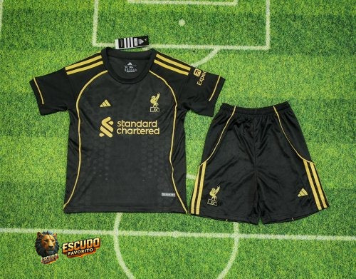 CAMISETA LIVERPOOL IV 25/26 PORTERO EQUIPACIÓN PARA NIÑOS