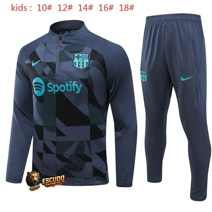 CHÁNDAL + PANTALONES PARA NIÑOS BARCELONA ENTRENAMIENTO 23/24 HOMBRE