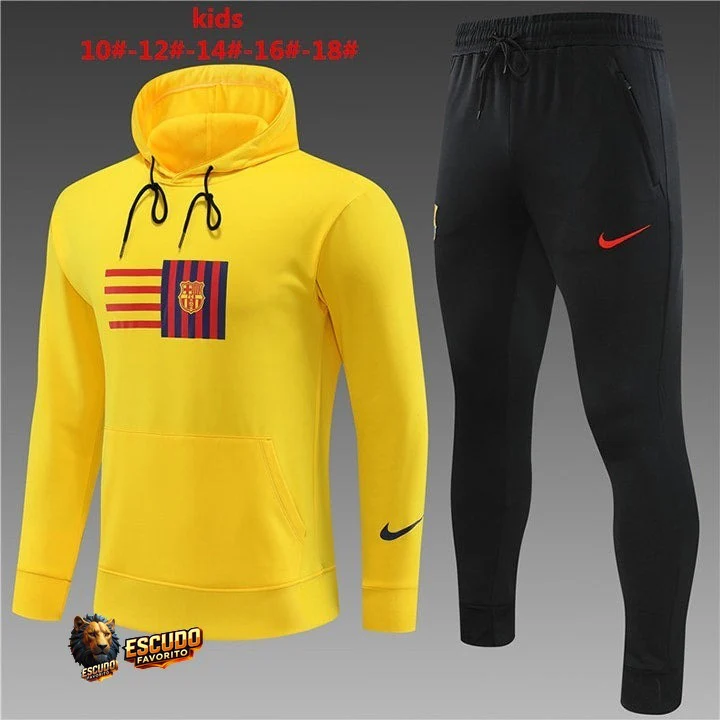 CHÁNDAL + PANTALONES PARA NIÑOS BARCELONA III ENTRENAMIENTO 23/24 HOMBRE