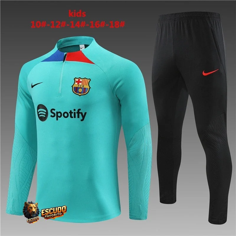 CHÁNDAL + PANTALONES PARA NIÑOS BARCELONA VI ENTRENAMIENTO 23/24 HOMBRE
