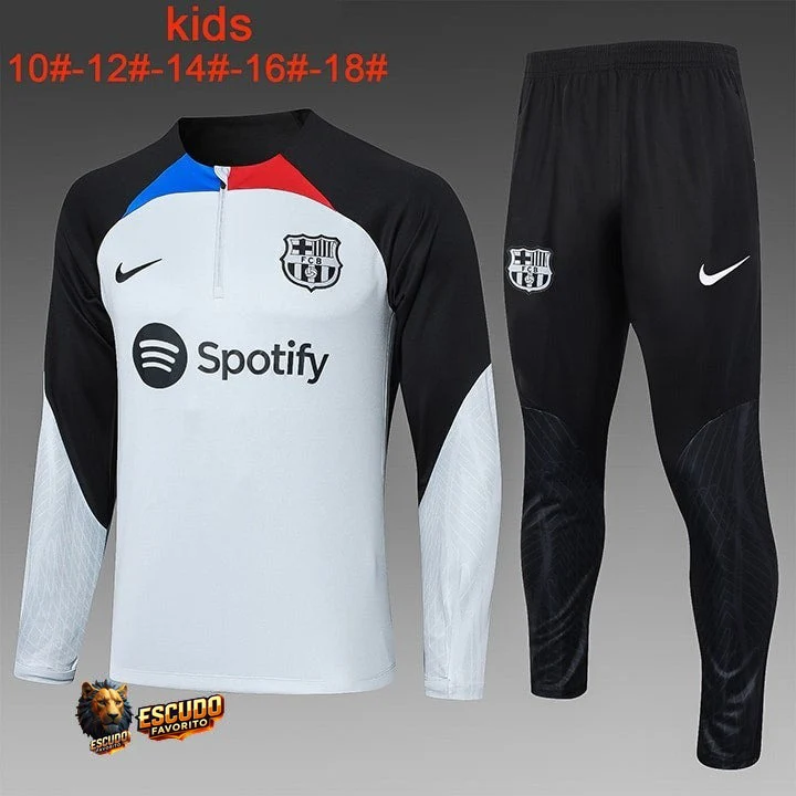 CHÁNDAL + PANTALONES PARA NIÑOS BARCELONA VIII ENTRENAMIENTO 23/24 HOMBRE
