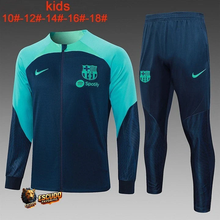 CHÁNDAL + PANTALONES PARA NIÑOS BARCELONA XIII ENTRENAMIENTO 23/24 HOMBRE