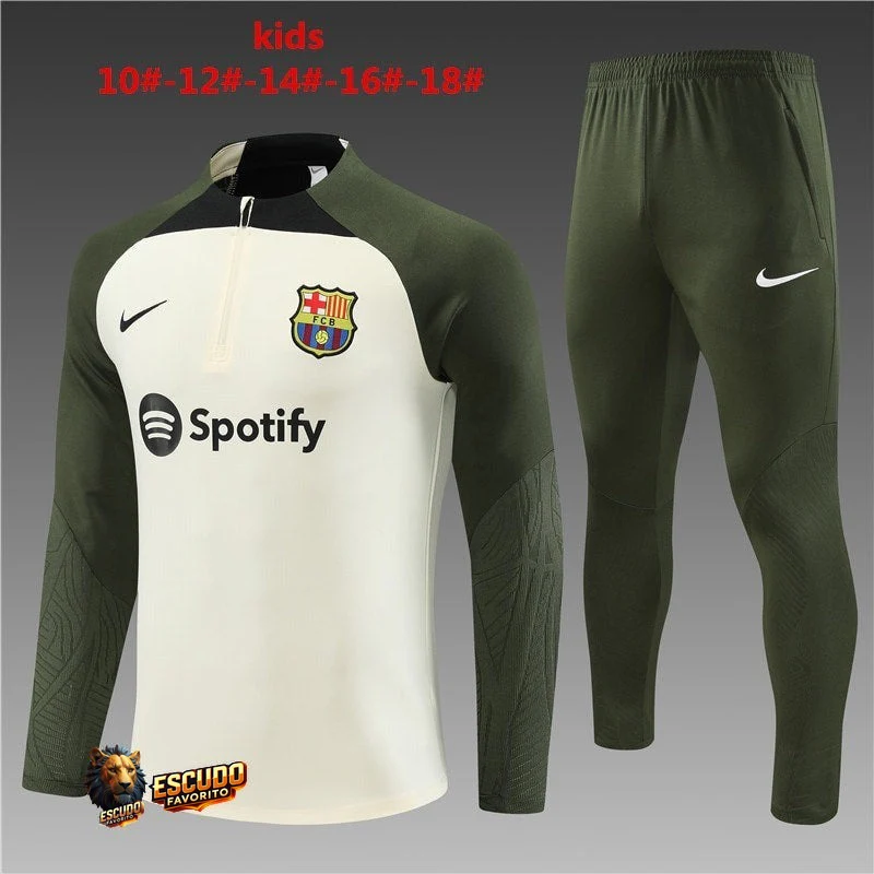 CHÁNDAL + PANTALONES PARA NIÑOS BARCELONA XIV ENTRENAMIENTO 23/24 HOMBRE