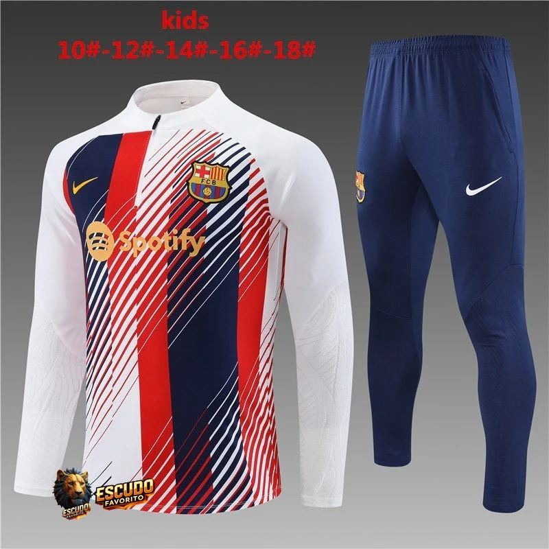 CHÁNDAL + PANTALONES PARA NIÑOS BARCELONA XVII ENTRENAMIENTO 23/24 HOMBRE