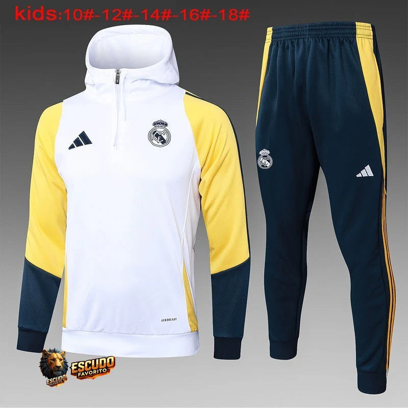 CHÁNDAL + PANTALONES PARA NIÑOS REAL MADRID 24/25 HOMBRE