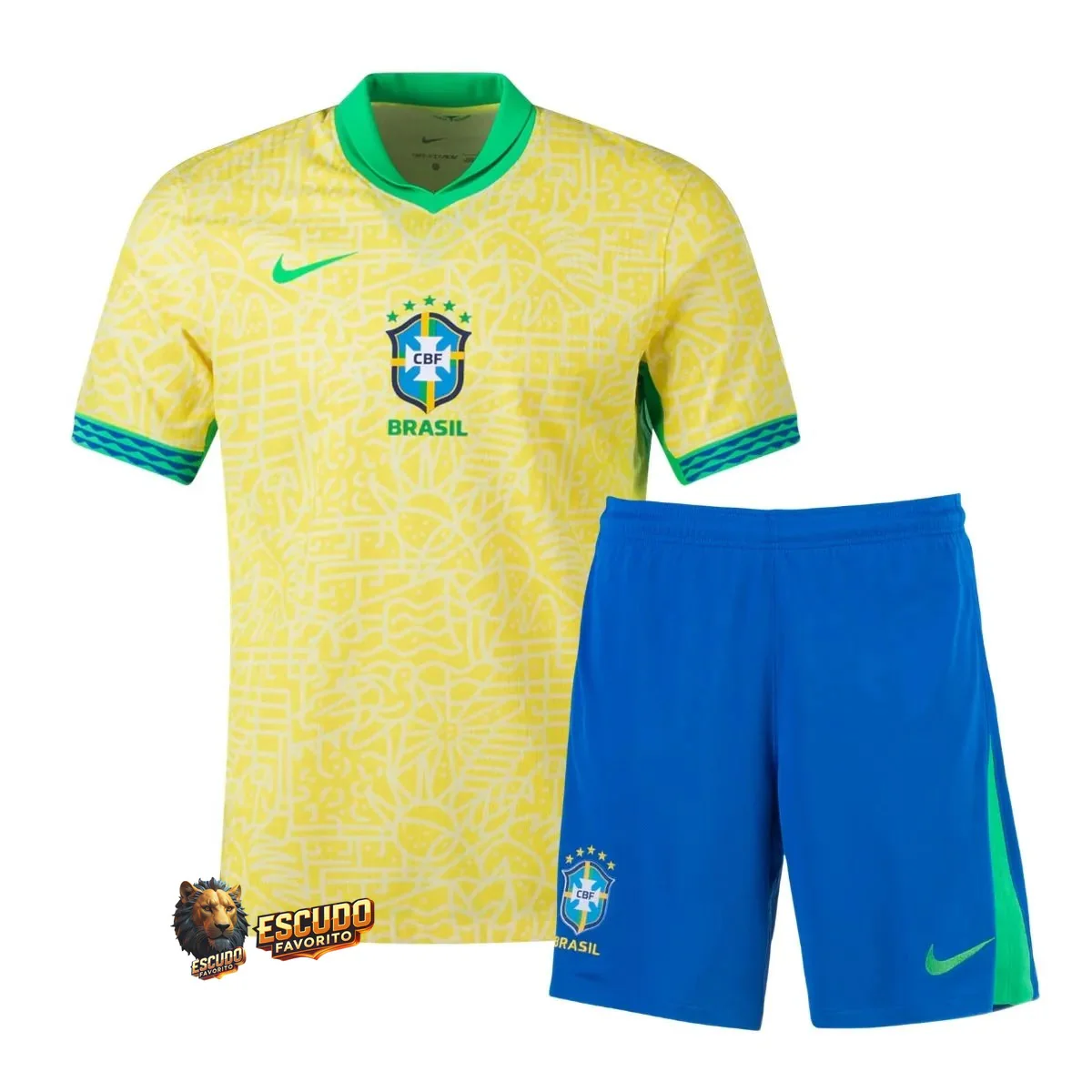 CAMISETA BRASIL I COPA AMÉRICA 2024 EQUIPACIÓN PARA NIÑOS