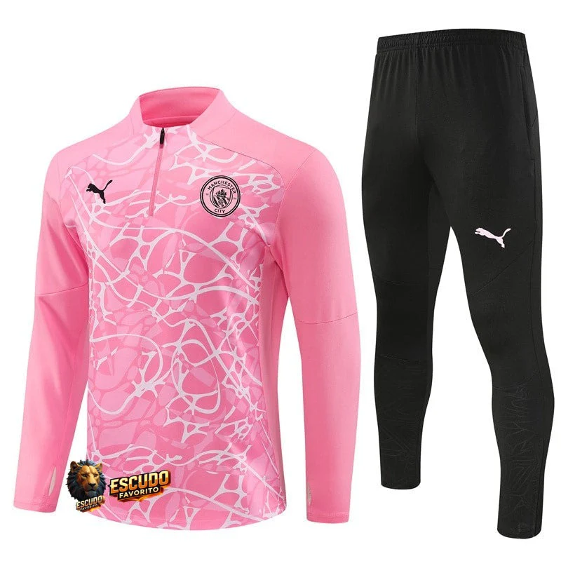 CHÁNDAL + PANTALONES PARA NIÑOS MANCHESTER CITY V 25/26 HOMBRE