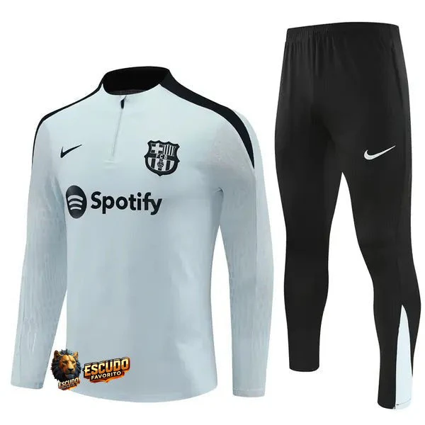 CHÁNDAL + PANTALONES PARA NIÑOS BARCELONA V ENTRENAMIENTO 24/25 HOMBRE
