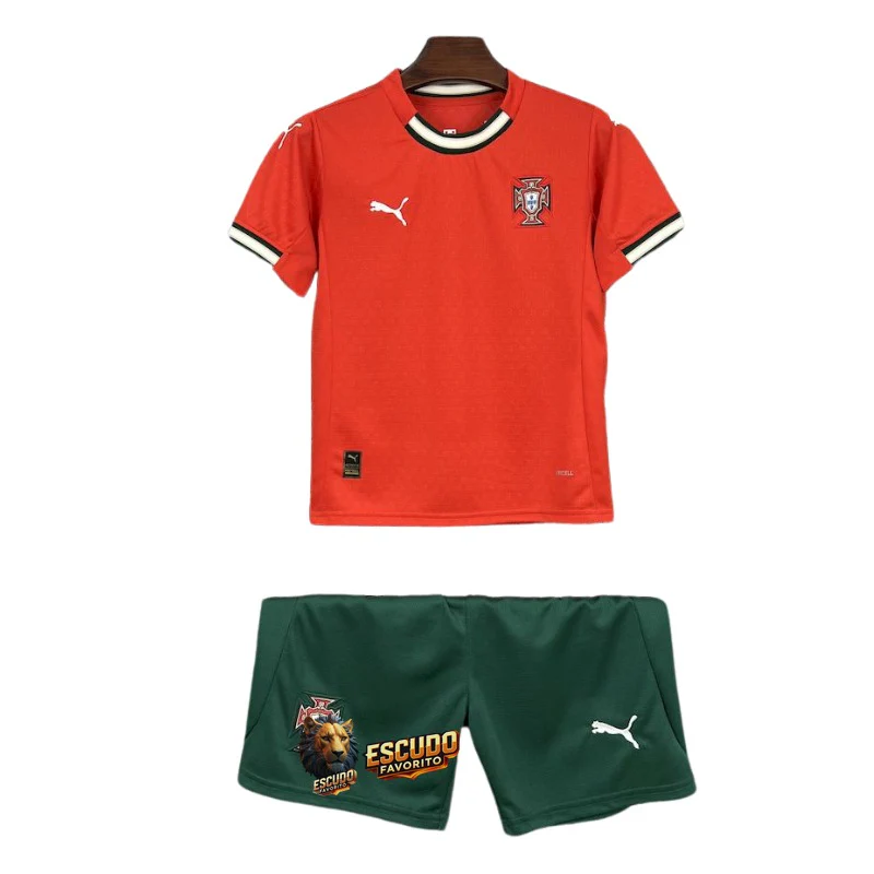 CAMISETA PORTUGAL I 25/26  EQUIPACIÓN PARA NIÑOS