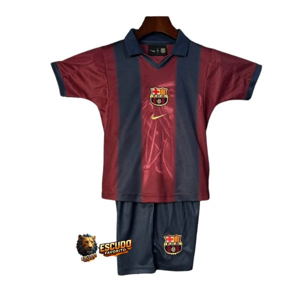 BARCELONA X TRAVIS SCOTT CACTUS JACK EQUIPACIÓN PARA NIÑOS RETRO