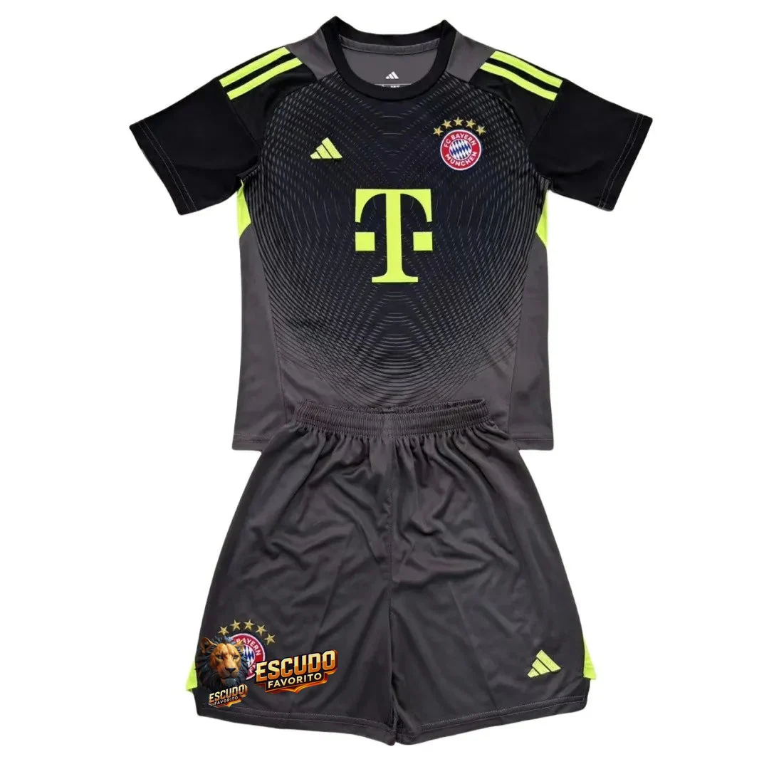 BAYERN MUNICH PORTERO 25/26 EQUIPACIÓN PARA NIÑOS