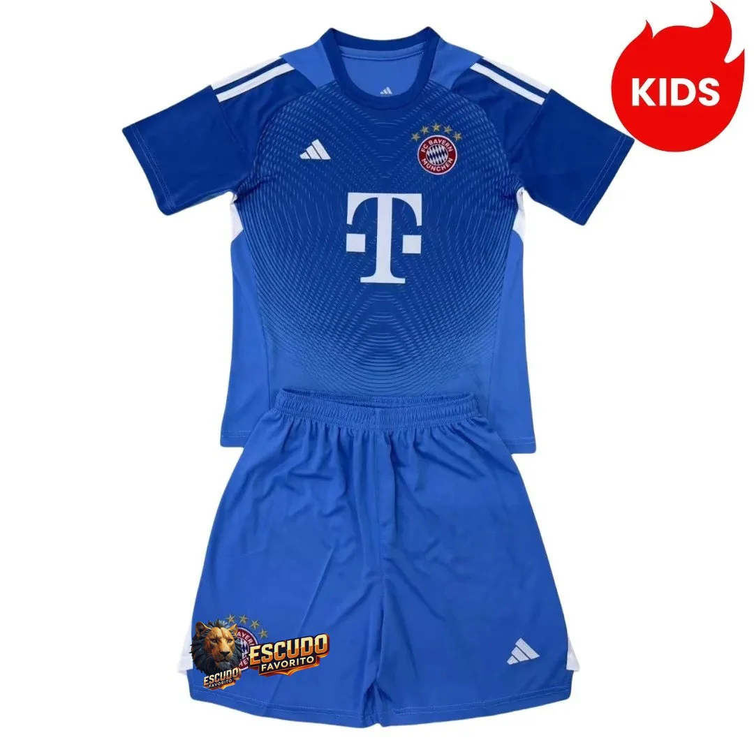 BAYERN MUNICH PORTERO II  25/26 EQUIPACIÓN PARA NIÑOS