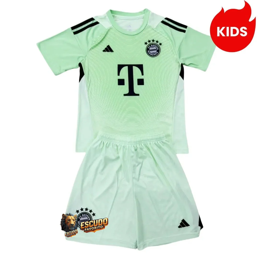BAYERN MUNICH PORTERO III 25/26 EQUIPACIÓN PARA NIÑOS