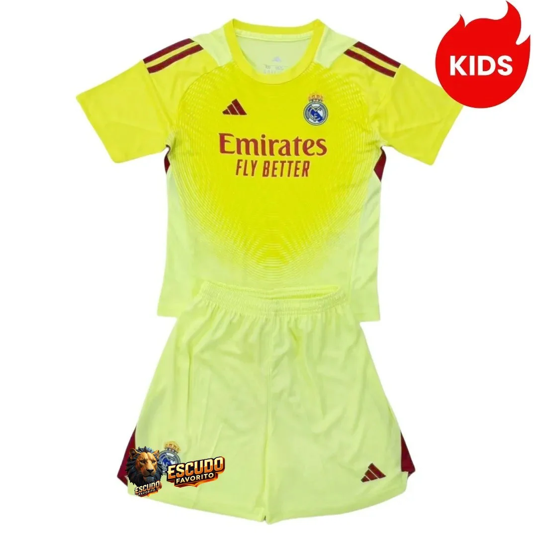 REAL MADRID PORTERO II 25/26 EQUIPACIÓN PARA NIÑOS
