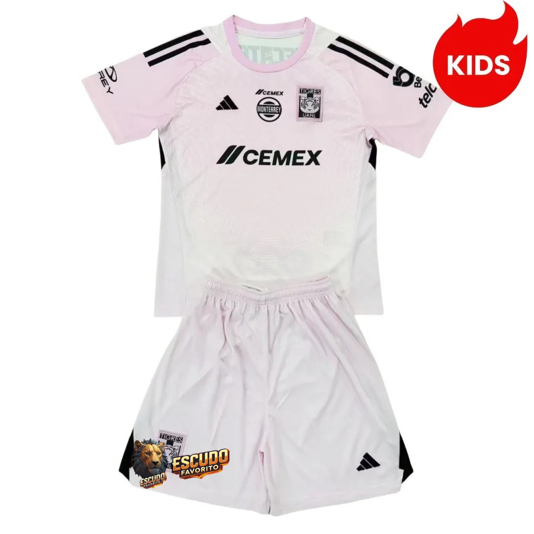CAMISETA TIGRES PORTERO 25/26 EQUIPACIÓN PARA NIÑOS