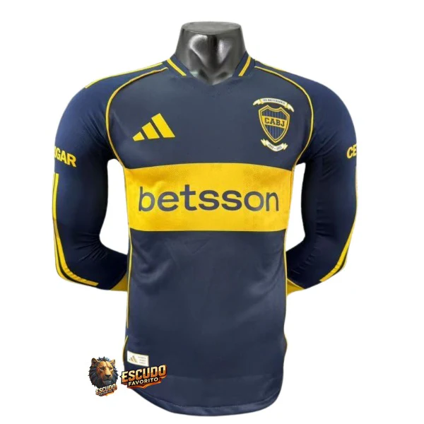 BOCA JRS I 25/26 HOMBRE MANGA LARGA VERSIÓN JUGADOR