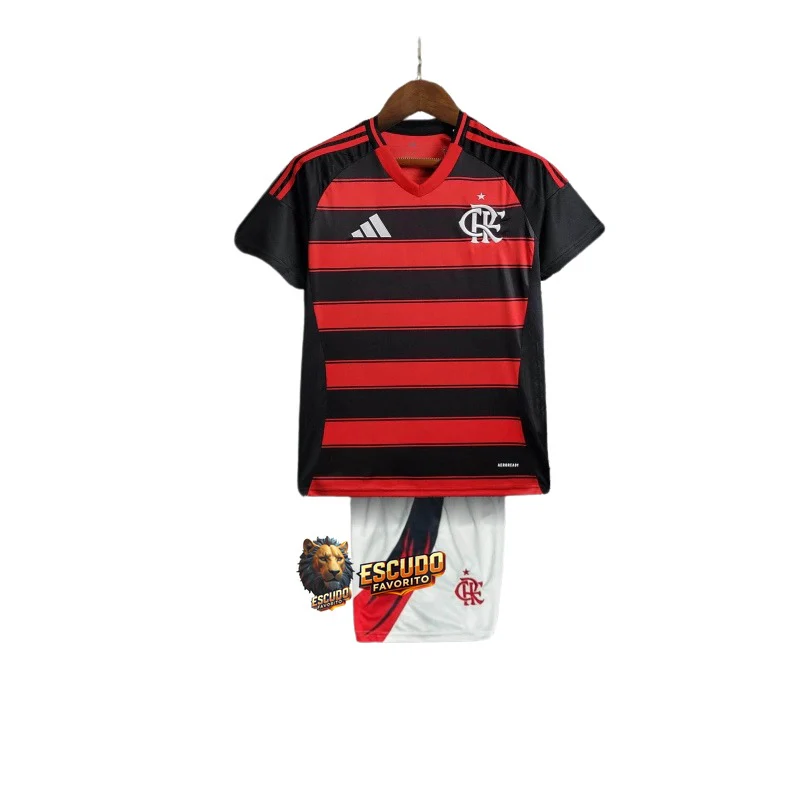 CAMISETA FLAMENGO I 25/26 EQUIPACIÓN PARA NIÑOS
