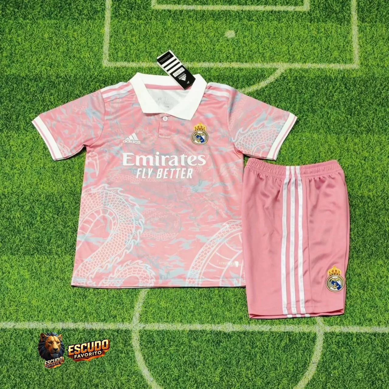 REAL MADRID ROSA 25/26 EQUIPACIÓN PARA NIÑOS