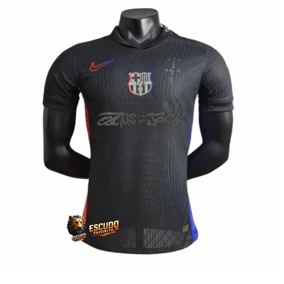 BARCELONA II 24/25 EDICIÓN  LIMITADA CACTUS JACK TRAVIS SCOTT HOMBRE VERSIÓN JUGADOR