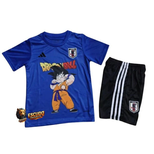 CAMISETA JAPÓN ANIME DBZ XIX 25/26 EQUIPACIÓN PARA NIÑOS