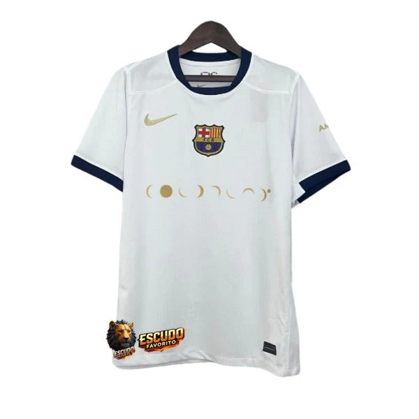 CAMISETA BARCELONA COLDPLAY BLANCA 24/25 HOMBRE